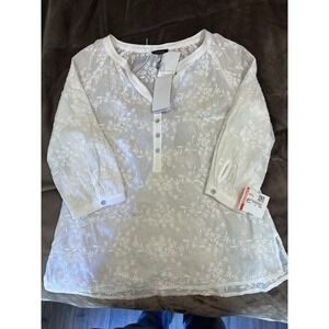 Hugo Boss Bianca Blouse Size 8 US 100%‎ baumwolle NWT Msrp $185